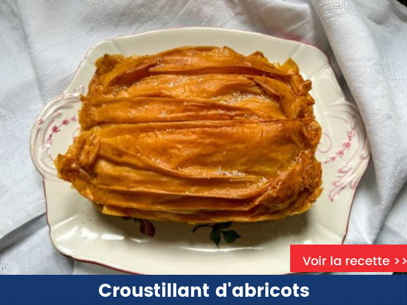 Croustillant d'abricots